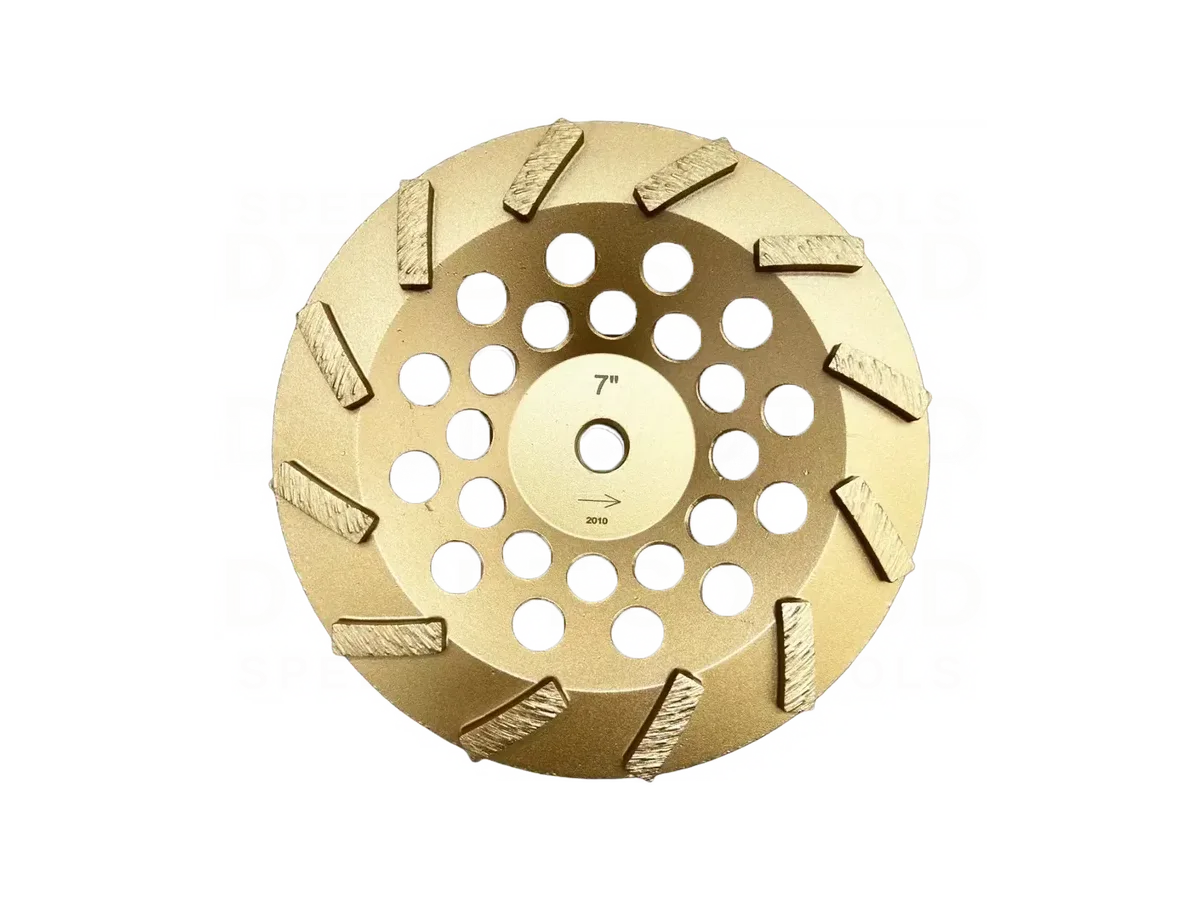 7" 12 Segment Spiral Cup Wheels