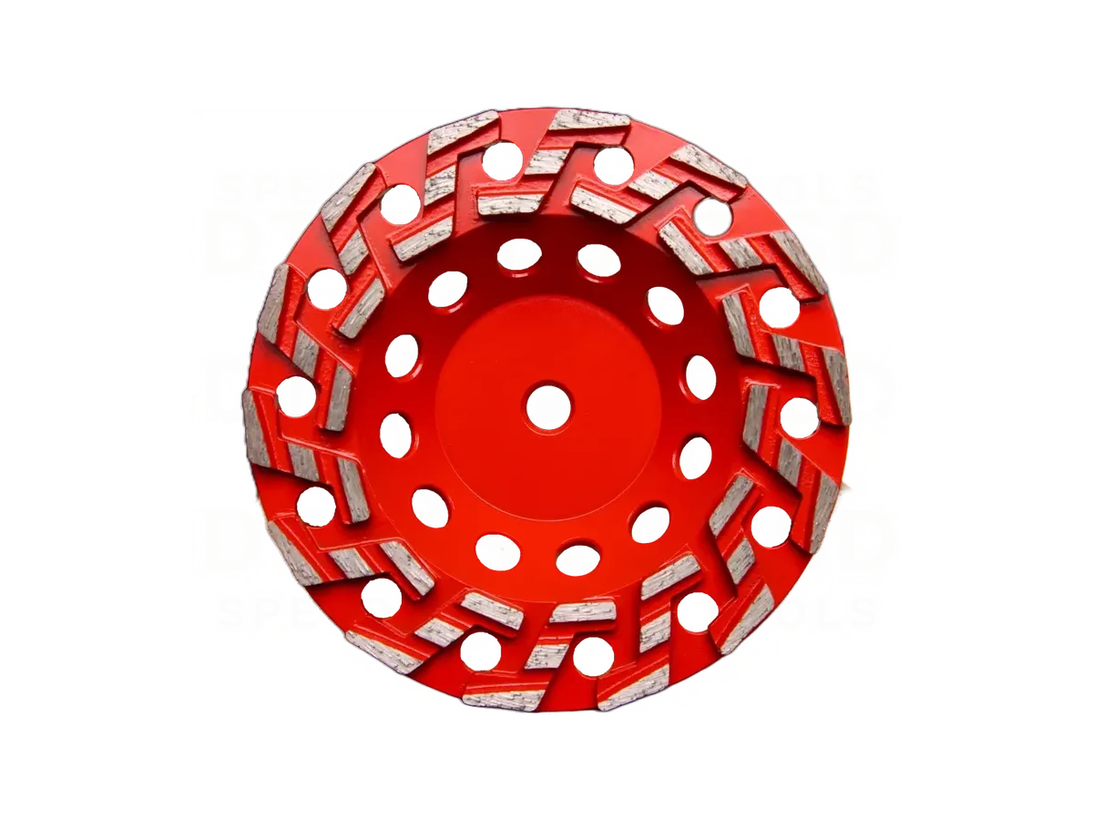 7" S - Segment Cup Wheels with 5/8" - 11 Thread