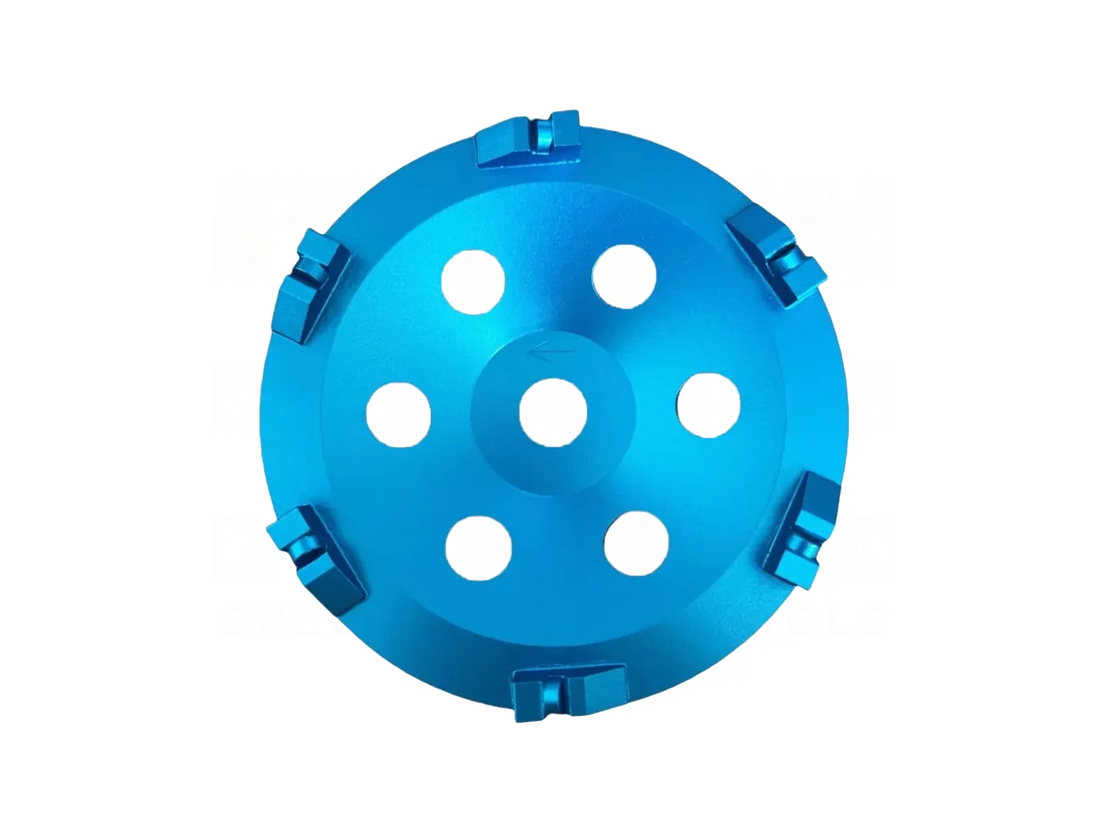 7" Pcd Cup Wheels with 6 Jet Segment Half 10mm Pcd